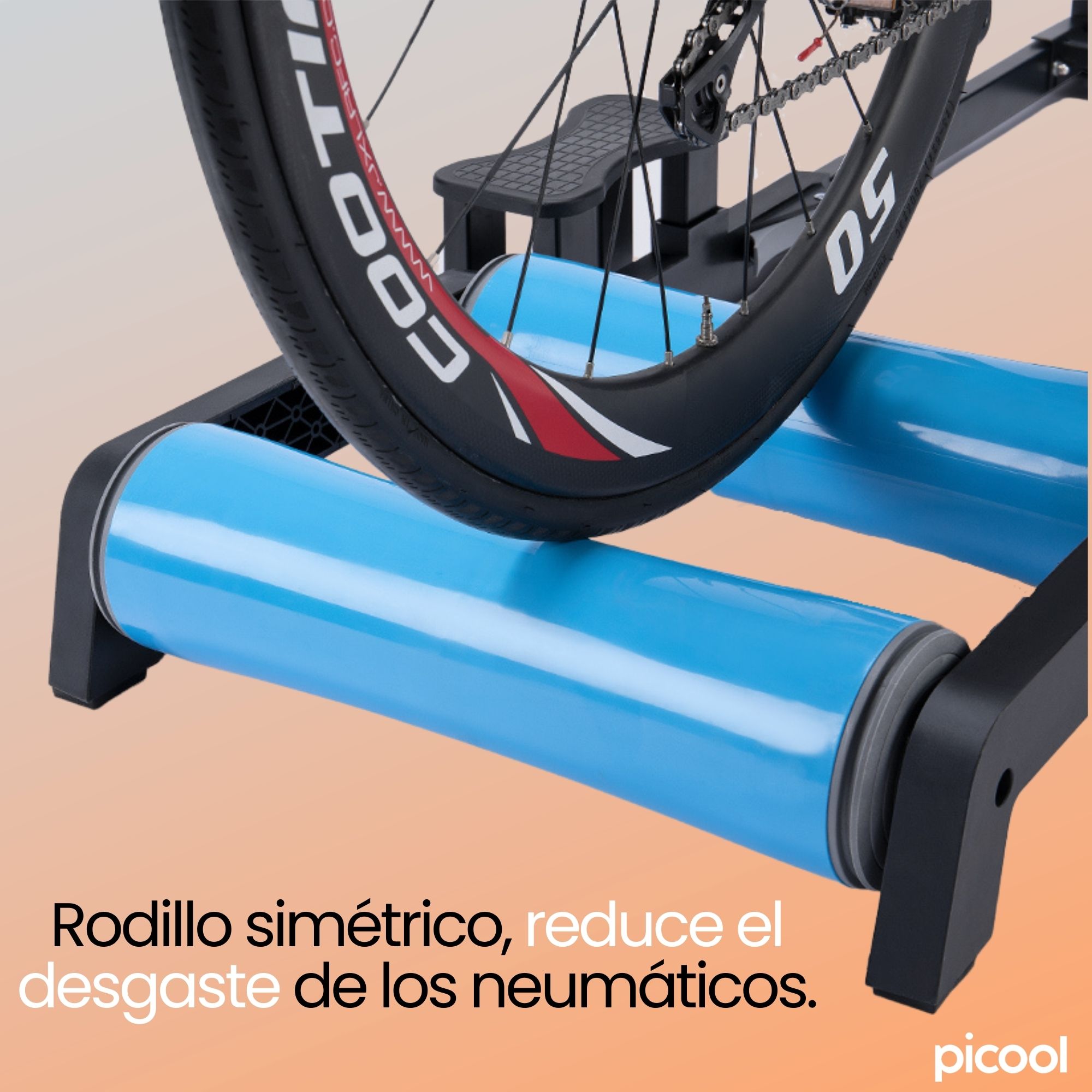 Rodillos en discount madera para bicicleta