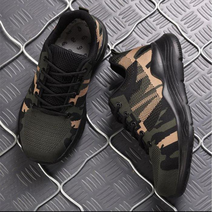 Tenis Seguridad de Construcción MXKAC-004 Talla 24,5 MX VerdeNegro Plantilla Kevlar Suela EVA Punta de Acero Agujetas Ligero Transpirable, ProTuffGreen