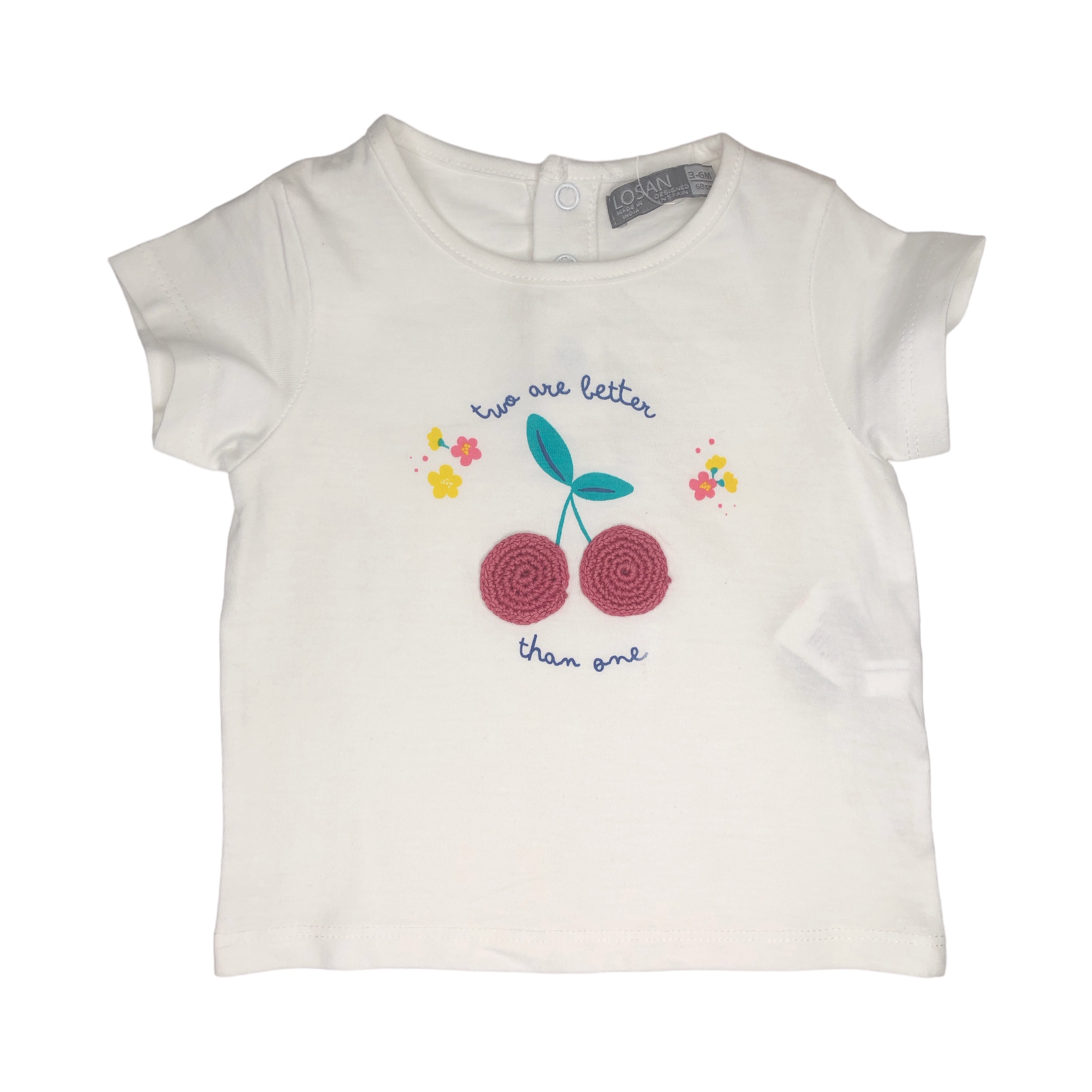 Conjunto Two are better than one para bebé niña Losan