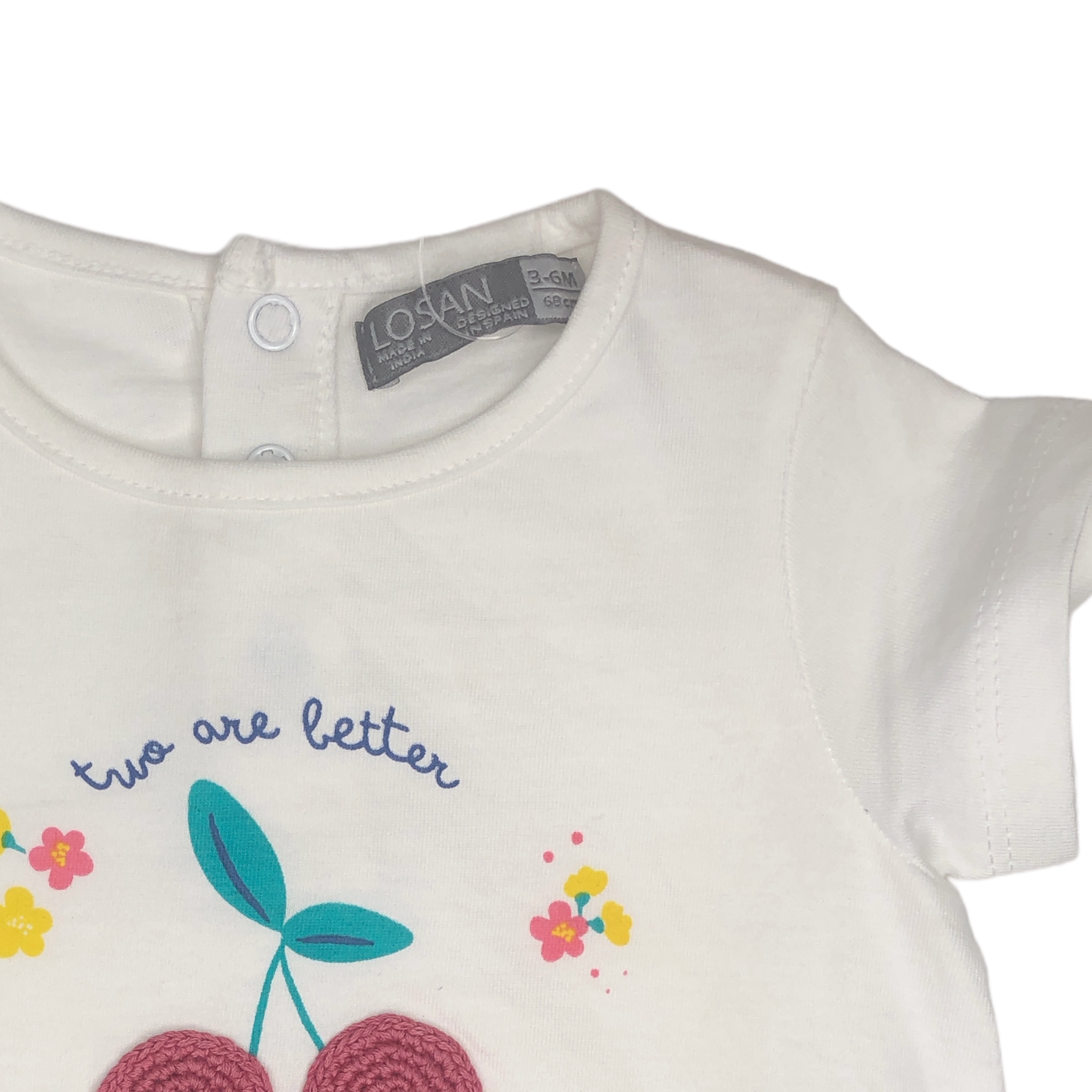 Conjunto Two are better than one para bebé niña Losan