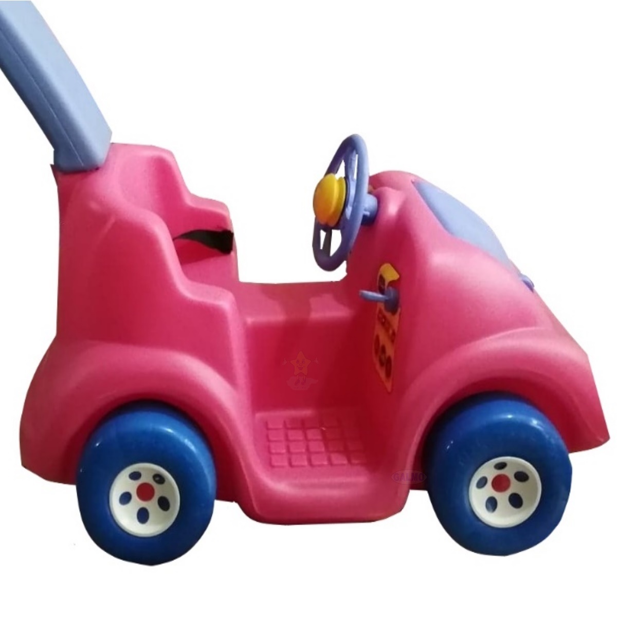 mini car rosa montable para niña tick tack