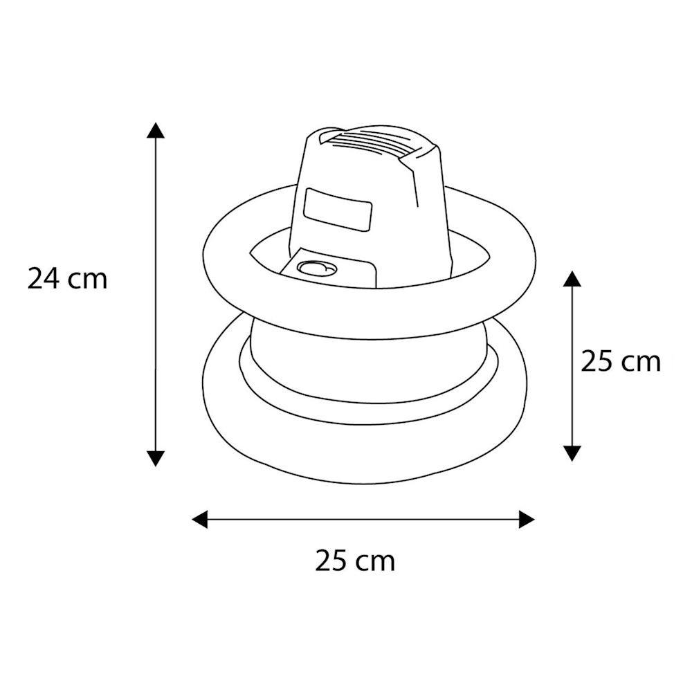 Pulidora Orbital Ryobi de 10" DE 3200 OPM, Con Bonetes