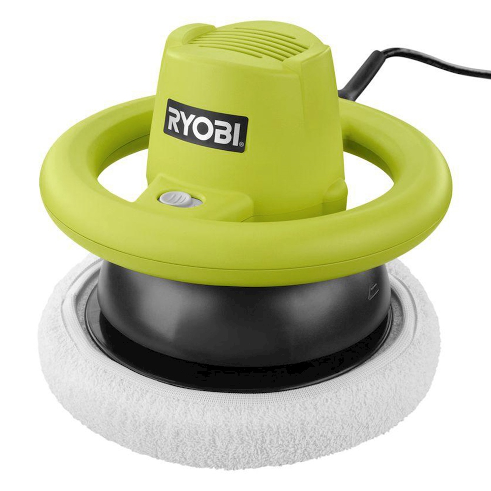 Pulidora Orbital Ryobi de 10" DE 3200 OPM, Con Bonetes
