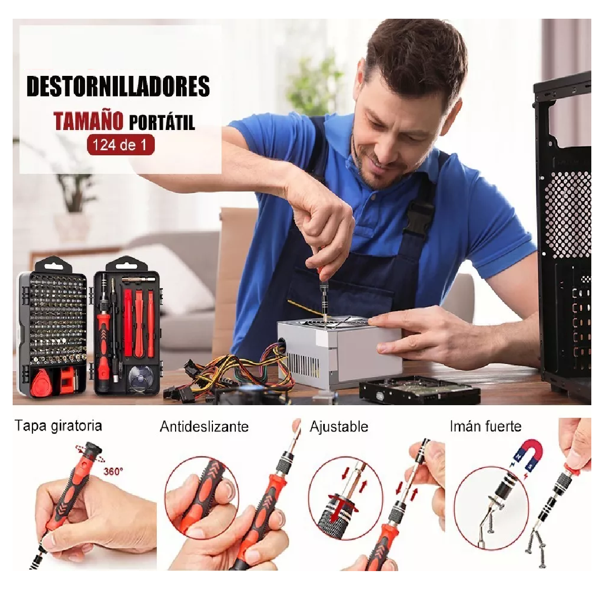 Kit Destornillador Juego De Herramientas Torx