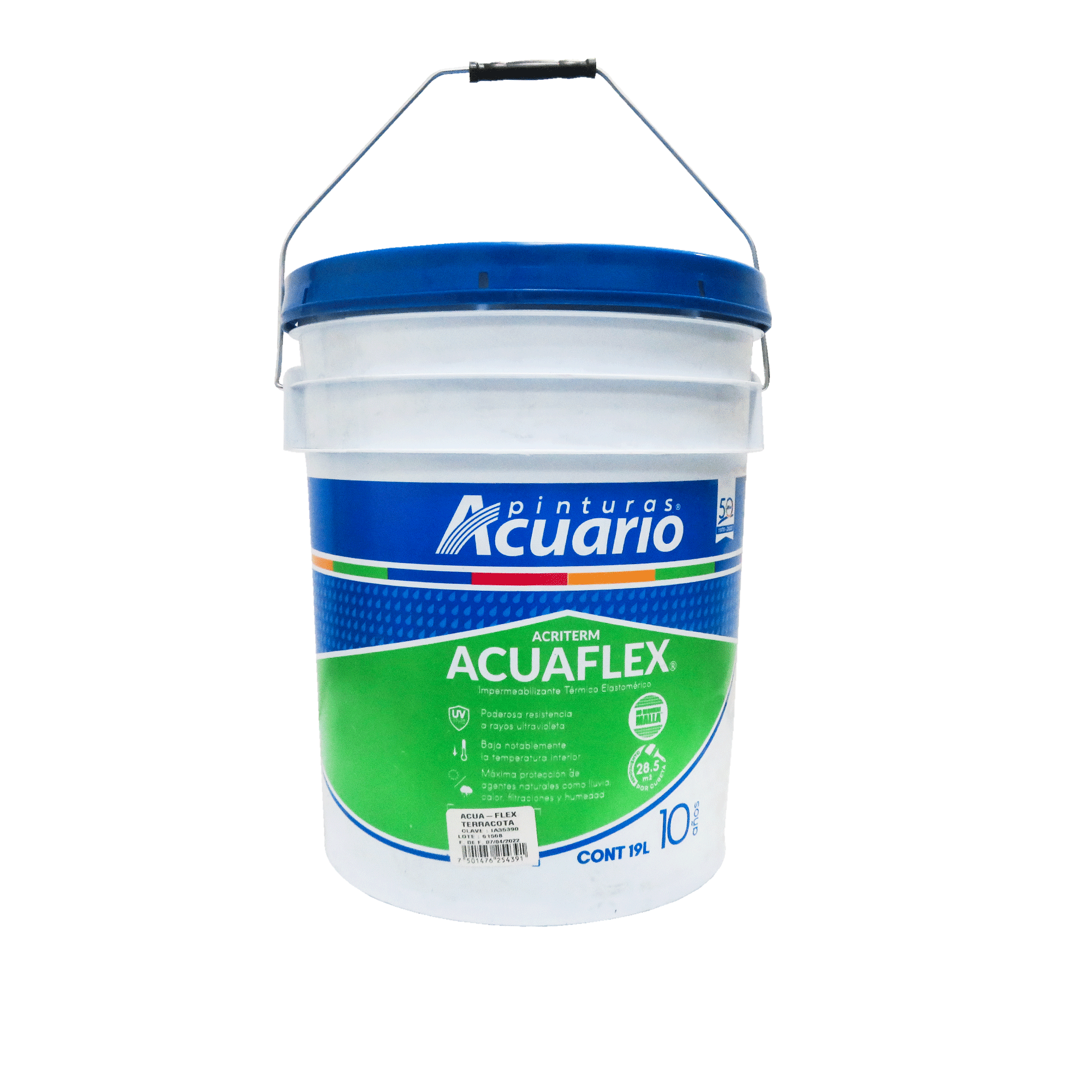 IMPERMEABILIZANTE ACUARIO ACUAFLEX 10 AÑOS 19 LTS