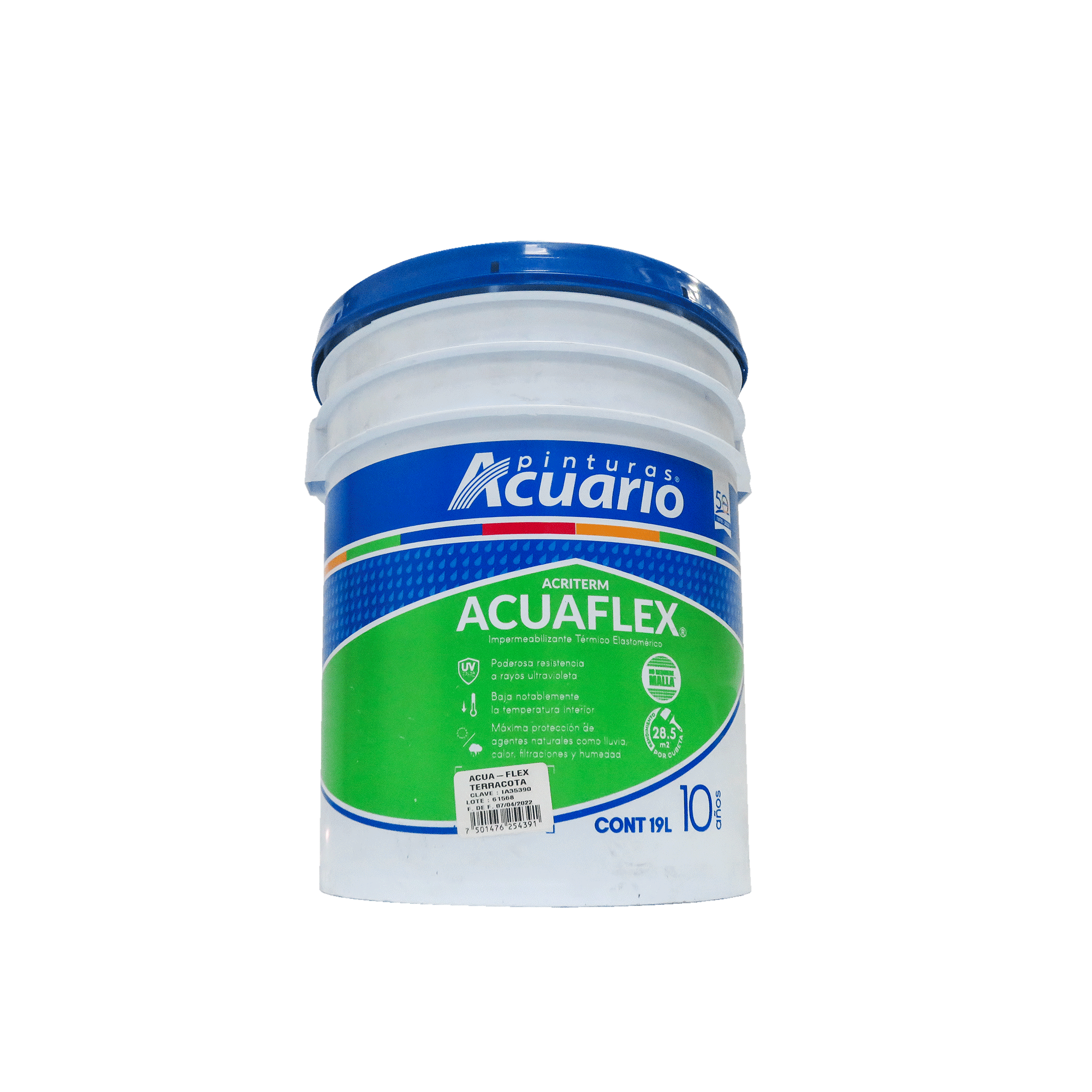 IMPERMEABILIZANTE ACUARIO ACUAFLEX 10 AÑOS 19 LTS