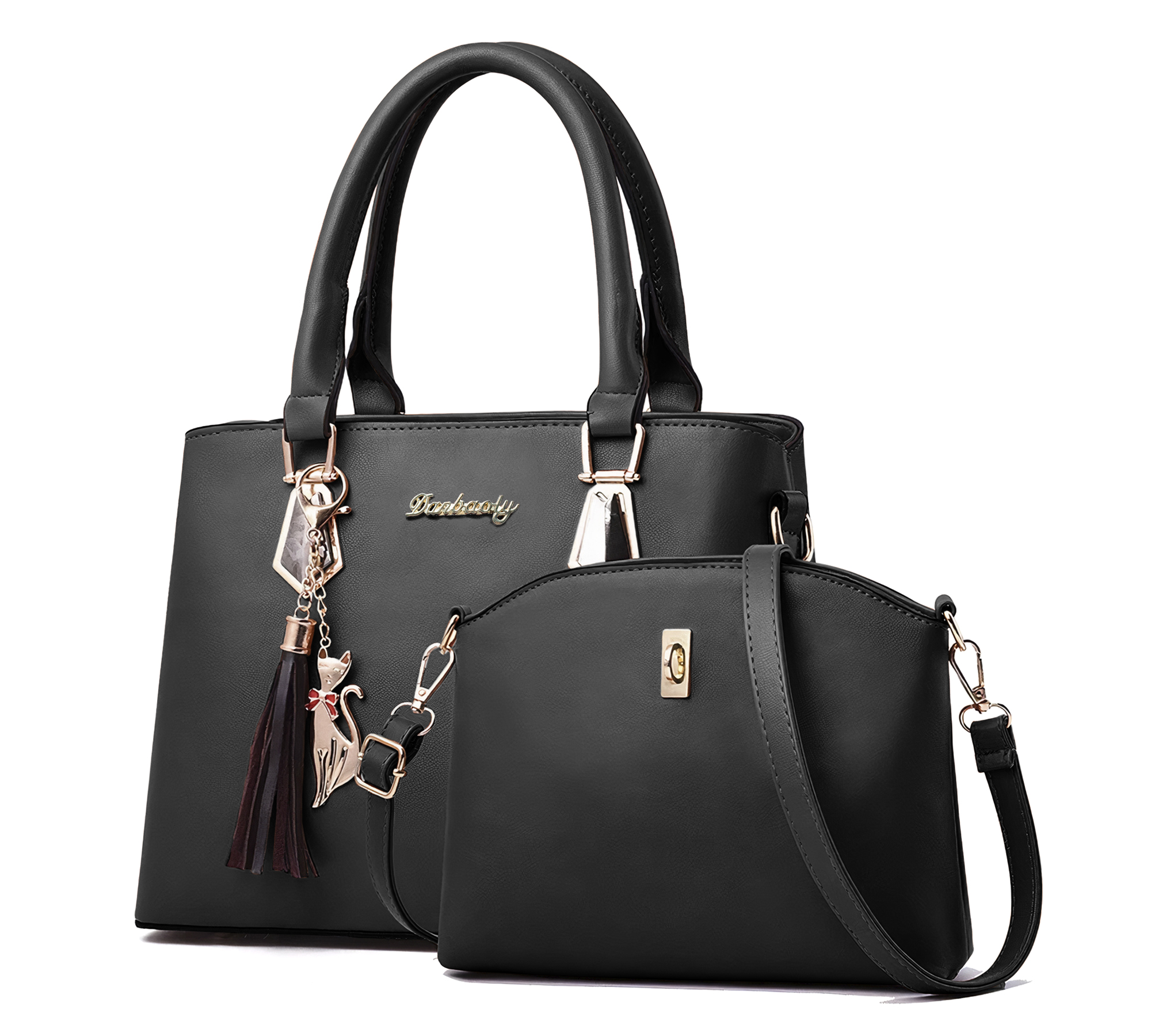 Bolsa de Mano para Mujer Elegante Bolso Bandolera Crossbody de Mujer Conjunto de 2 Pzs
