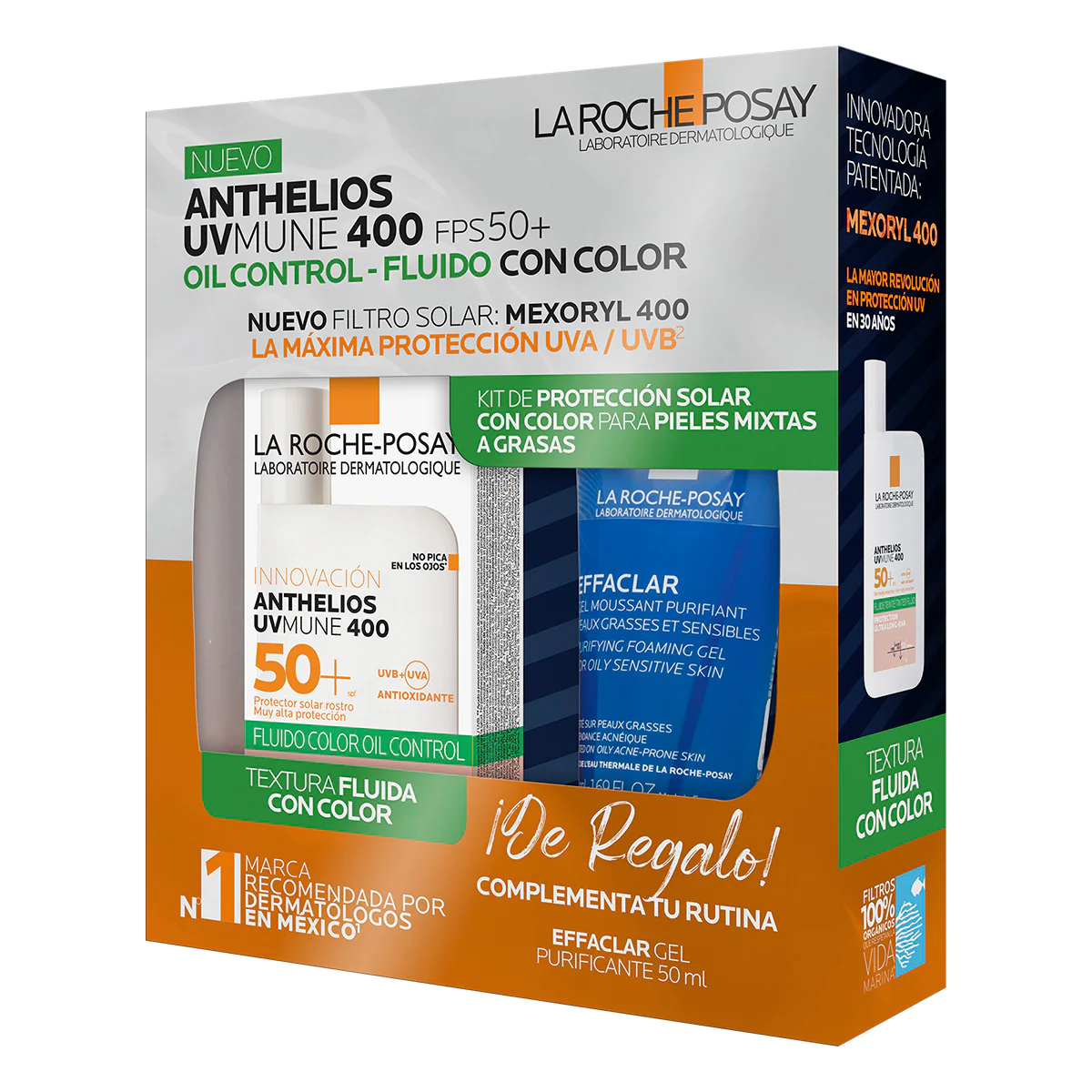 Kit Anthelios UVMune 400 Oil Control Fluido con Color