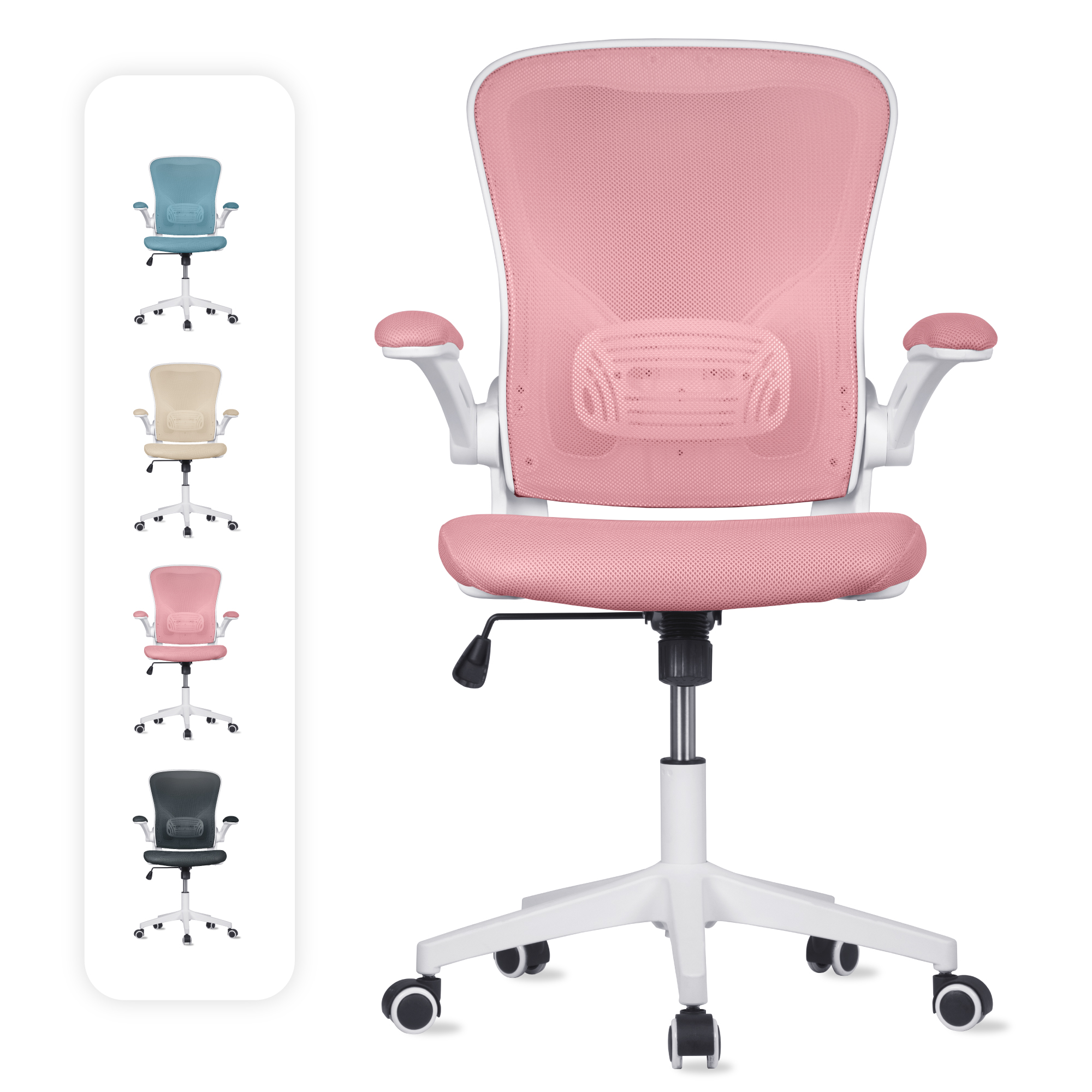 Silla de Escritorio Premium Modelo Cosmo Magma Life (Rosa Pálido)