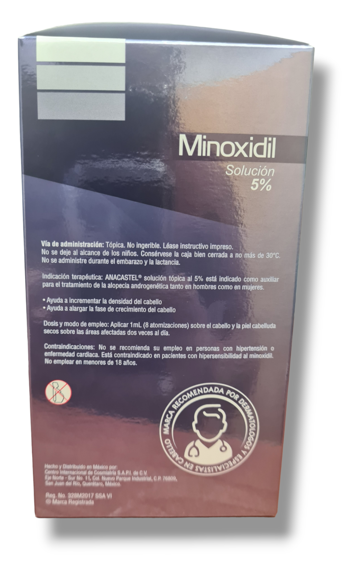 Minoxidil 5 Premium 2 Pack Crecimiento Cabello Y Barba