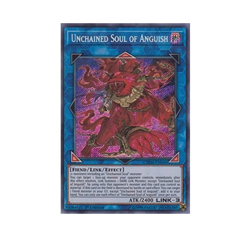 Yugioh Unchained Soul of Anguish Secret Rare - Konami