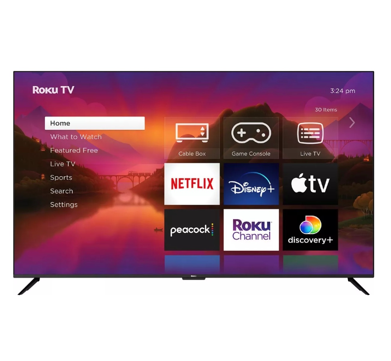 Pantalla Smart Tv Marca Roku 55 Pulgadas Led 4k Hdr 10+ Class Select, Roku TV