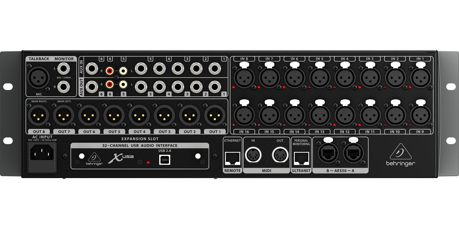 Mezcladora de rack BEHRINGER X32 RACK