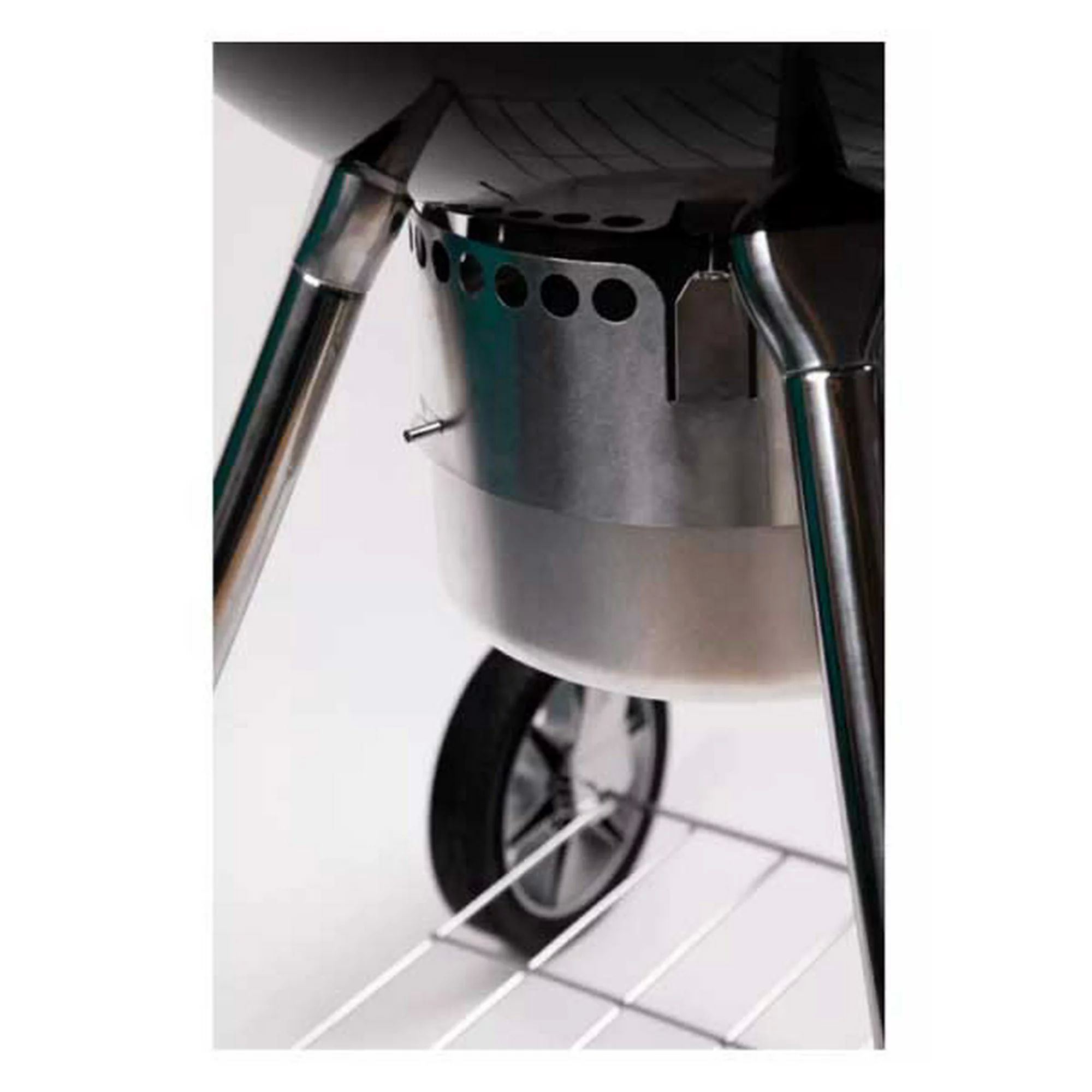 Asador de Carbón HEB Experts 22" Móvil; Con Ahumador Y Termómetro