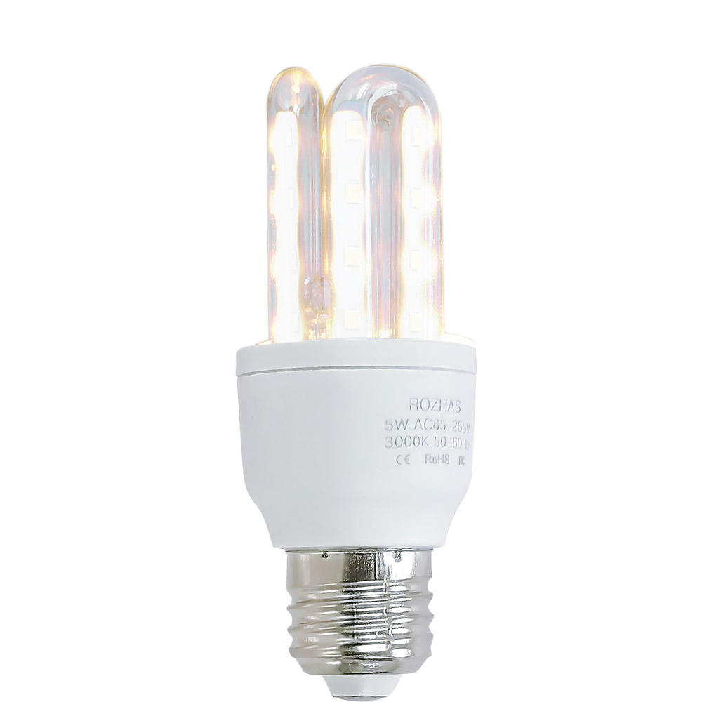 Foco Led Ahorrador de Luz Calida de 5 Watts 400 Lumenes Caja con 5 Piezas Ahorrador con Gran tiempo de Vida Master ROZ-YMP-5W-5