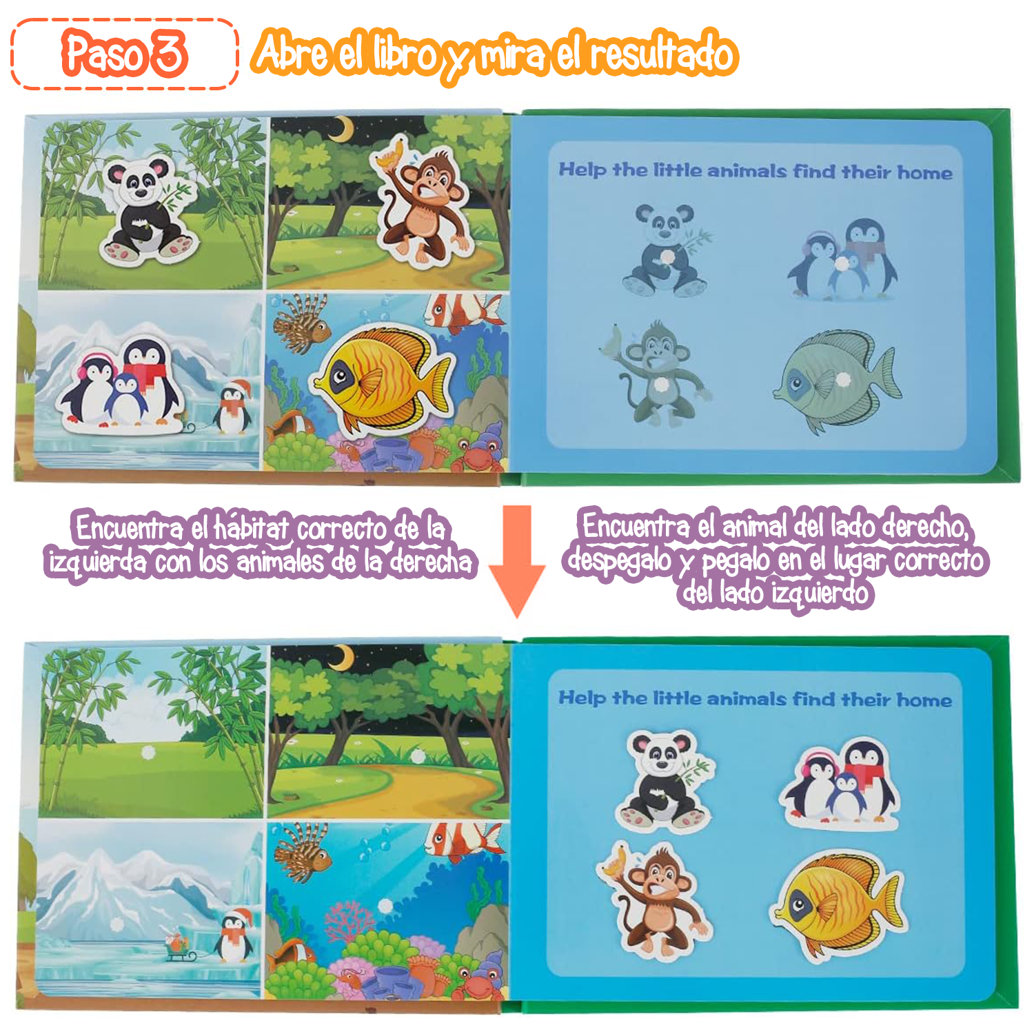 Libro Ocupado para niños, portátil, silencioso, Libro de Actividades Preescolar, Juguete Educativo sensorial, para Autismo, desarrollar Habilidades motoras Finas para niños y niñas