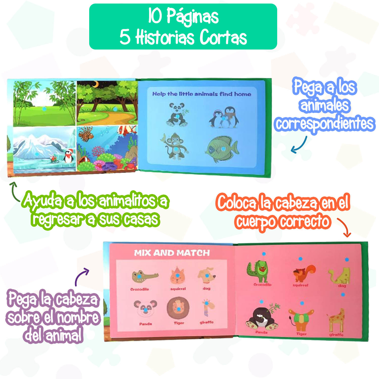 Libro Ocupado para niños, portátil, silencioso, Libro de Actividades Preescolar, Juguete Educativo sensorial, para Autismo, desarrollar Habilidades motoras Finas para niños y niñas