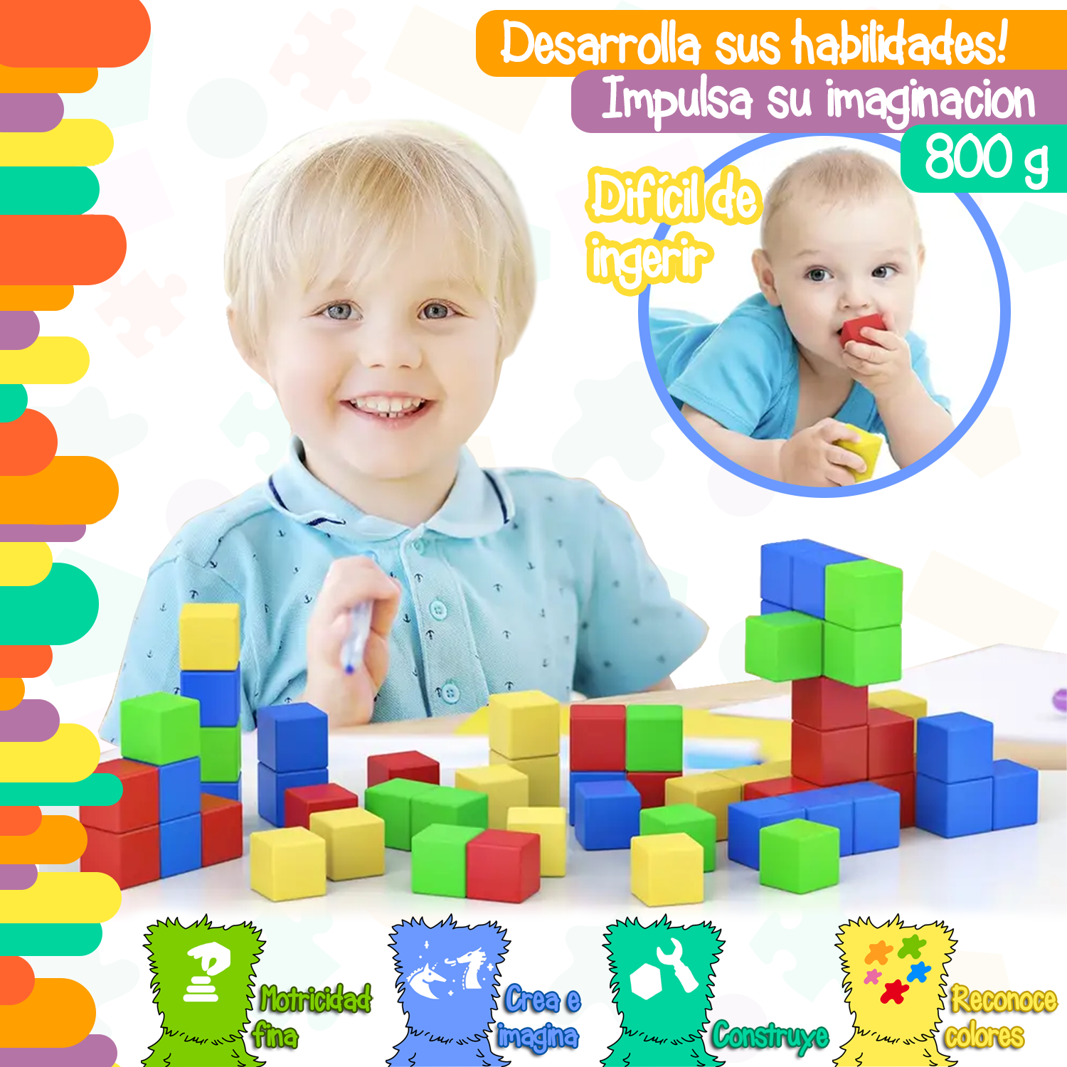 Cubos para discount niños 3 años