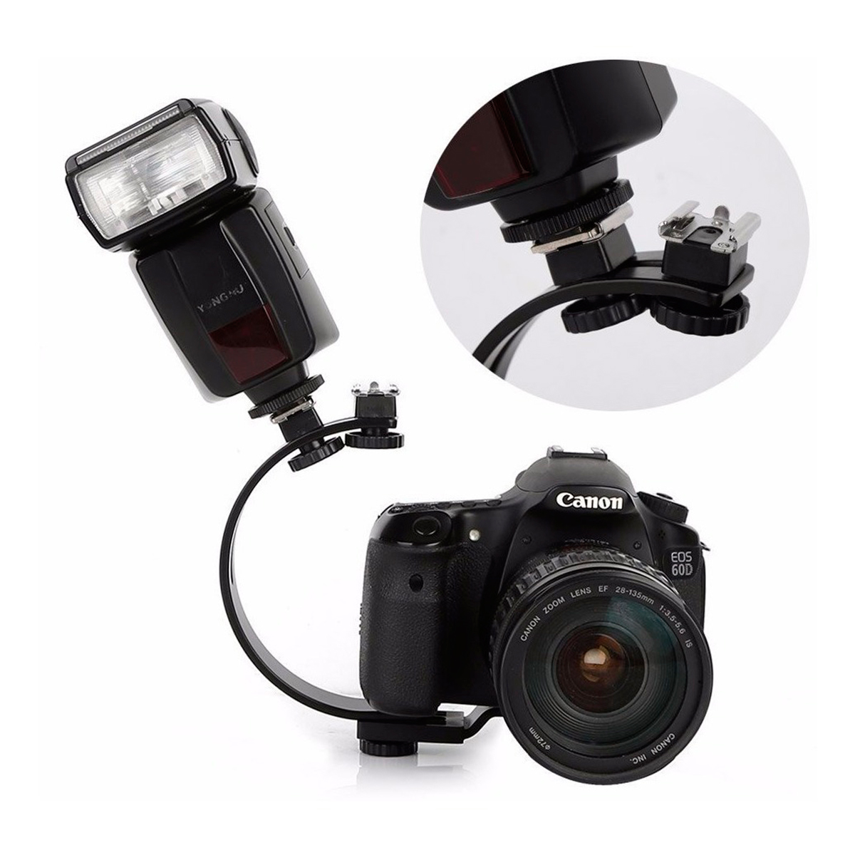 Bracket Tipo C Para Flash Y Accesorios