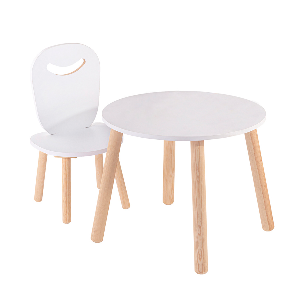 Mesa para colorear con silla color blanco - Niñas y Niños