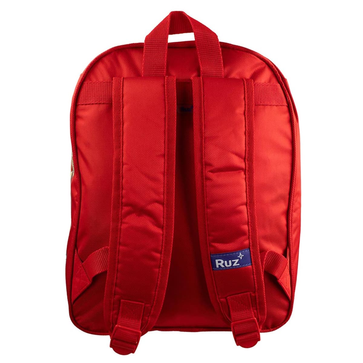 Mochila escolar backpack de la película Cars para niño, color rojo, mod. 1053206