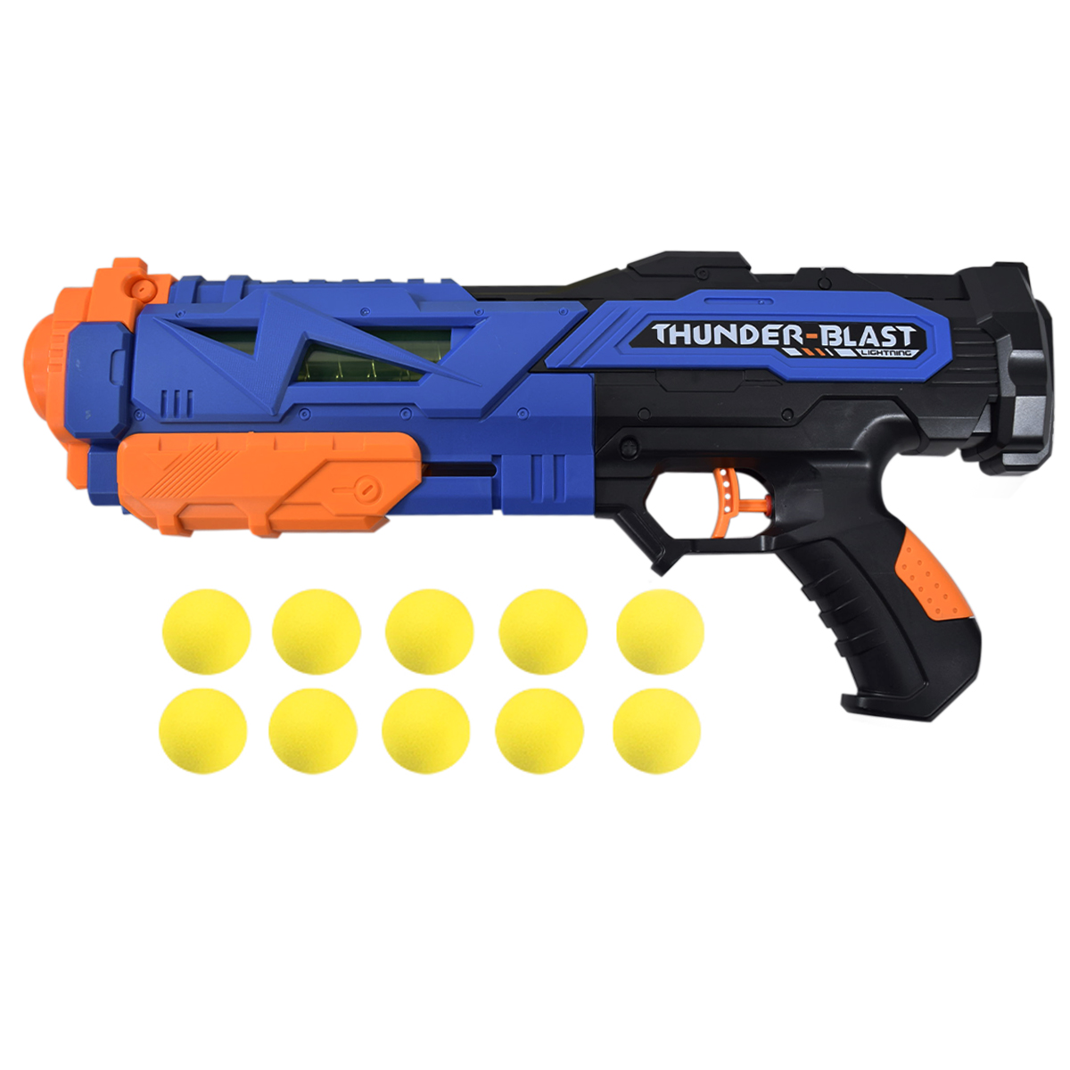 Juguete Pistola Balas Blandas Thunder Blast 2 En 1