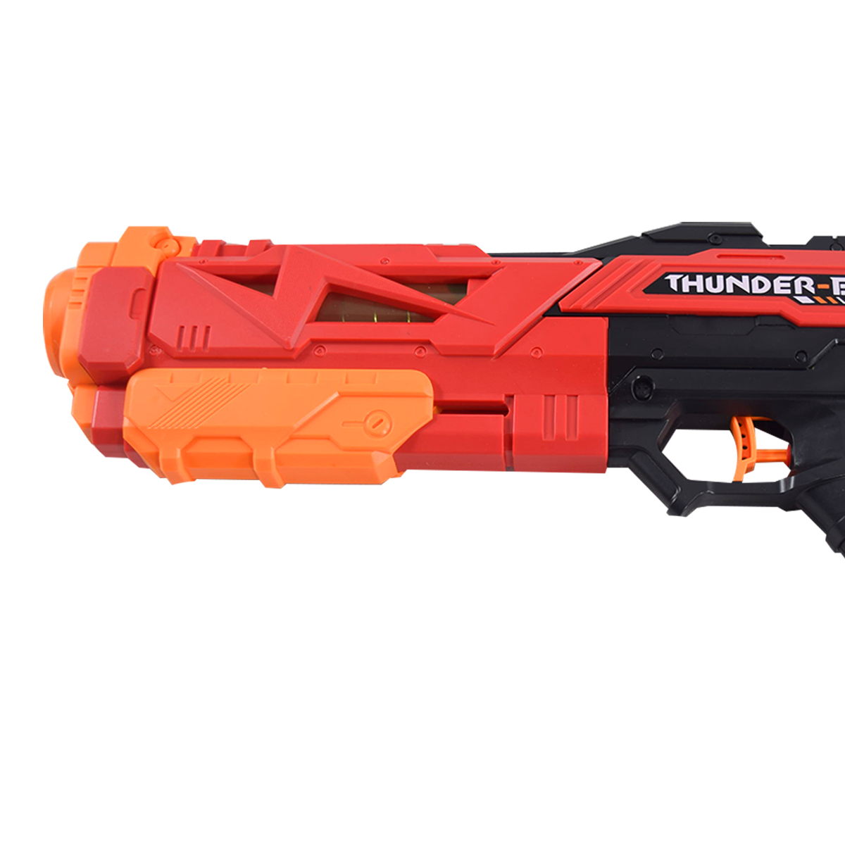 Juguete Pistola Balas Blandas Thunder Blast 2 En 1 Rojo