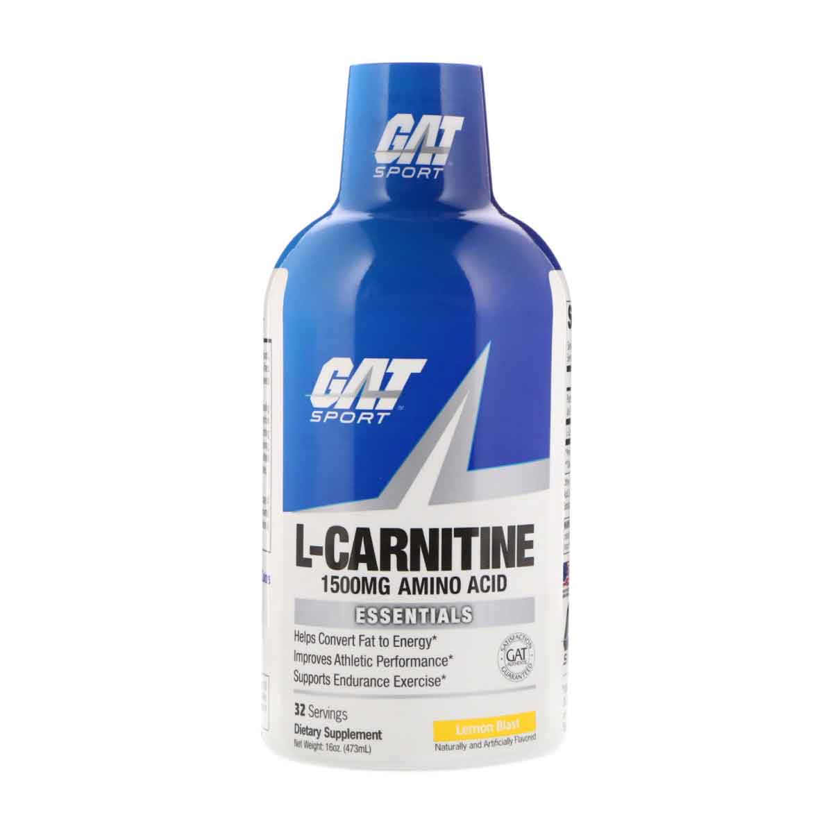 Carnitina Liquida GAT L-Carnitine 1500mg 473ml 32  Serv.