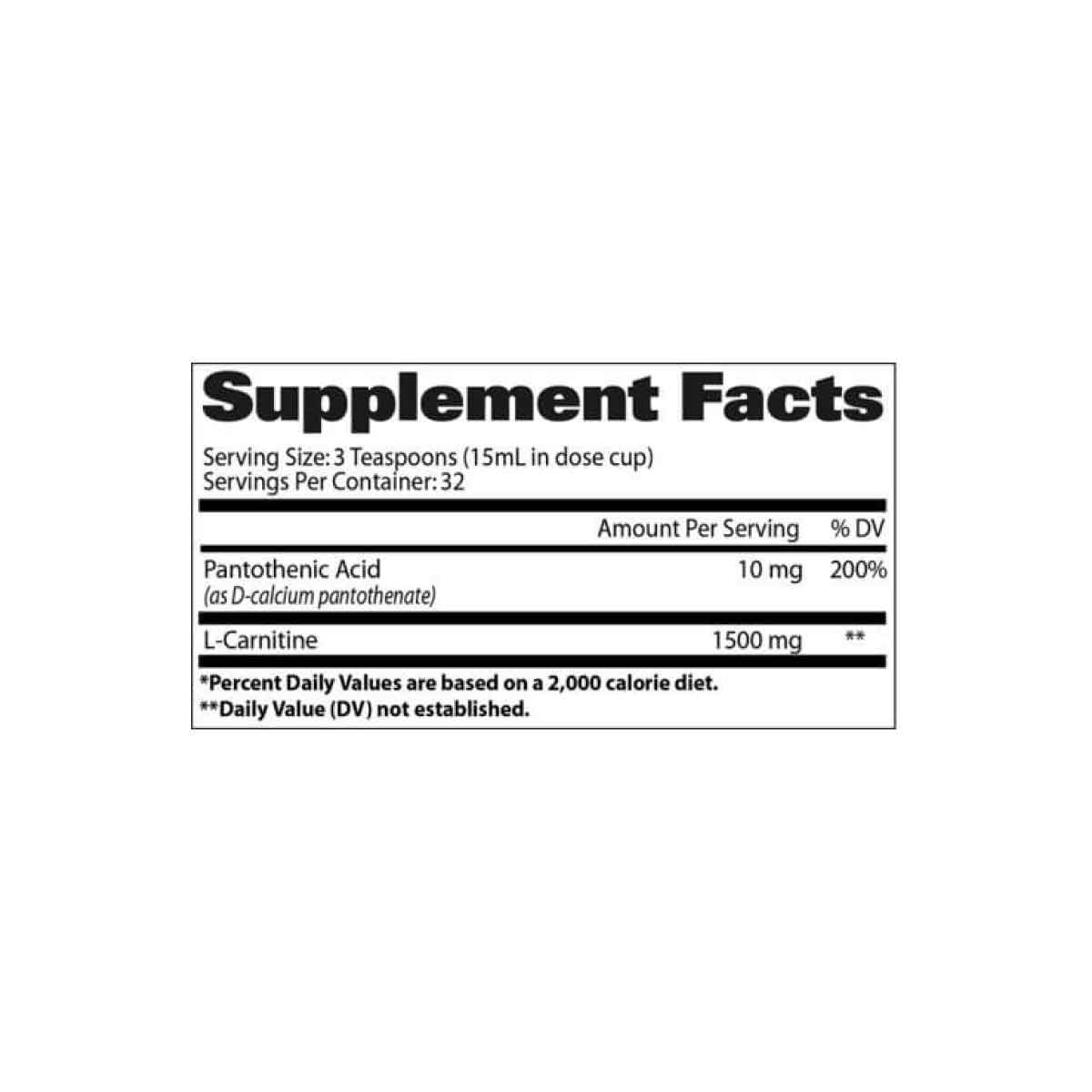 Carnitina Liquida GAT L-Carnitine 1500mg 473ml 32  Serv.