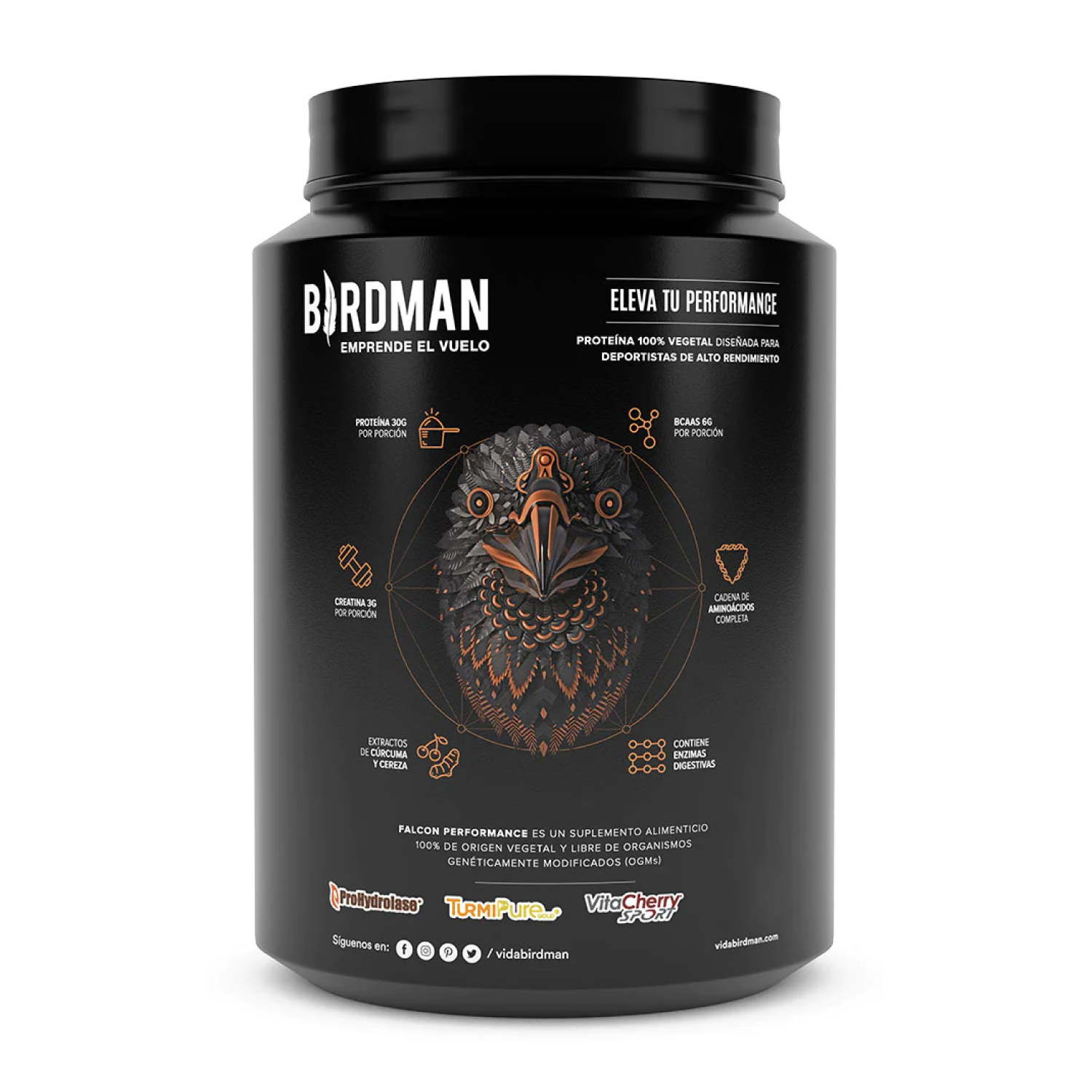 Proteina Vegetal Birdman Falcon Performance 1.14kg 27 Serv. - Chocolate