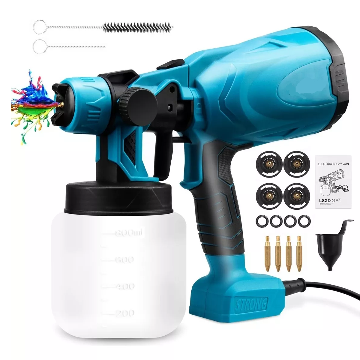 Máquina Para Pistola Eléctrica Para Pintar 110v 500w 800ml