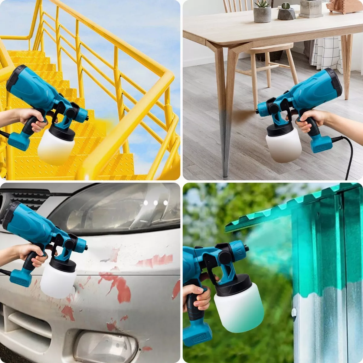 Máquina Para Pistola Eléctrica Para Pintar 110v 500w 800ml