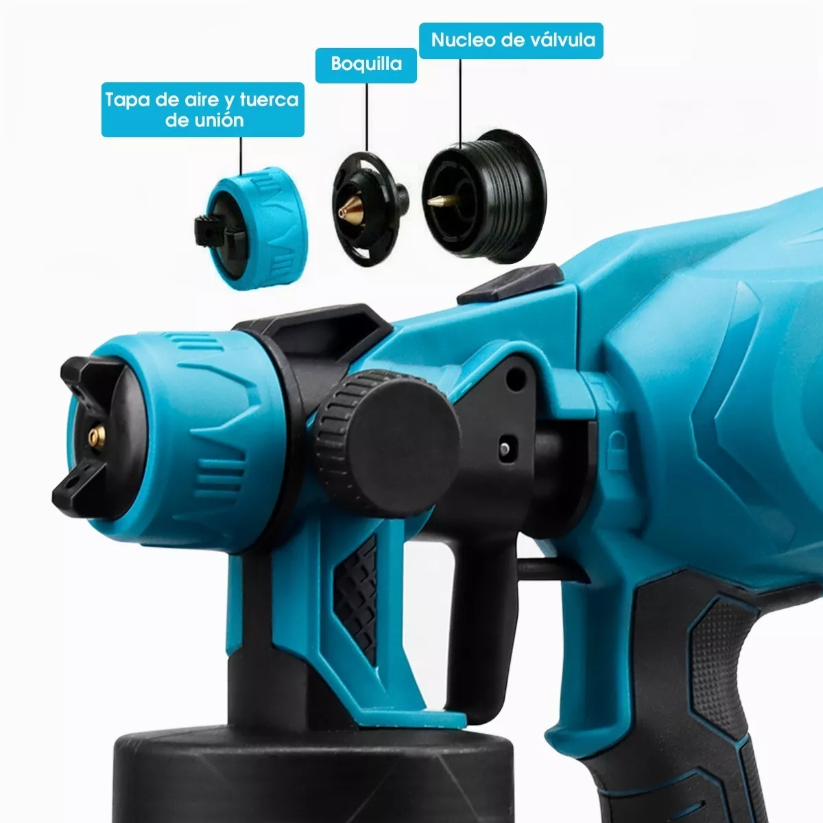Máquina Para Pistola Eléctrica Para Pintar 110v 500w 800ml