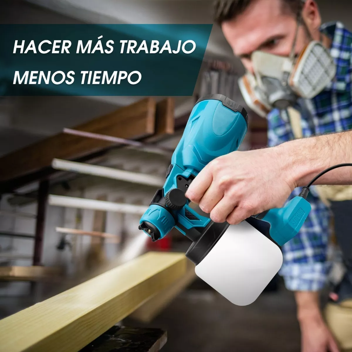 Máquina Para Pistola Eléctrica Para Pintar 110v 500w 800ml