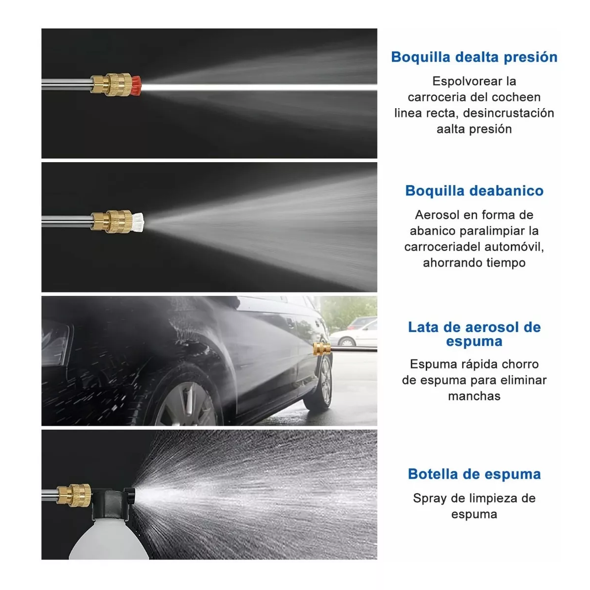 Pistola Lavado Coche Inalámbrica Hidrolavadora Alta Presión