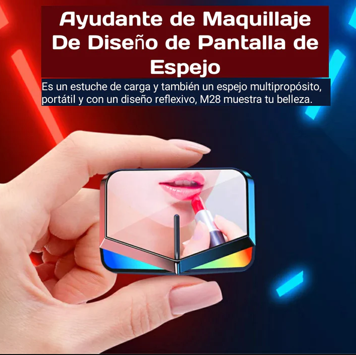 Audífonos Bluetooth M28 - Espejo