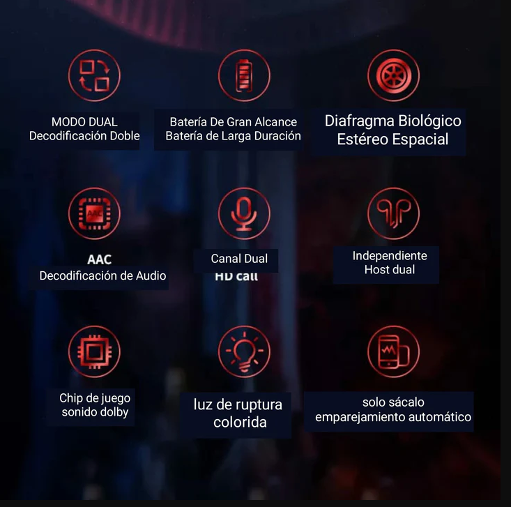 Audífonos Bluetooth M28 - Espejo