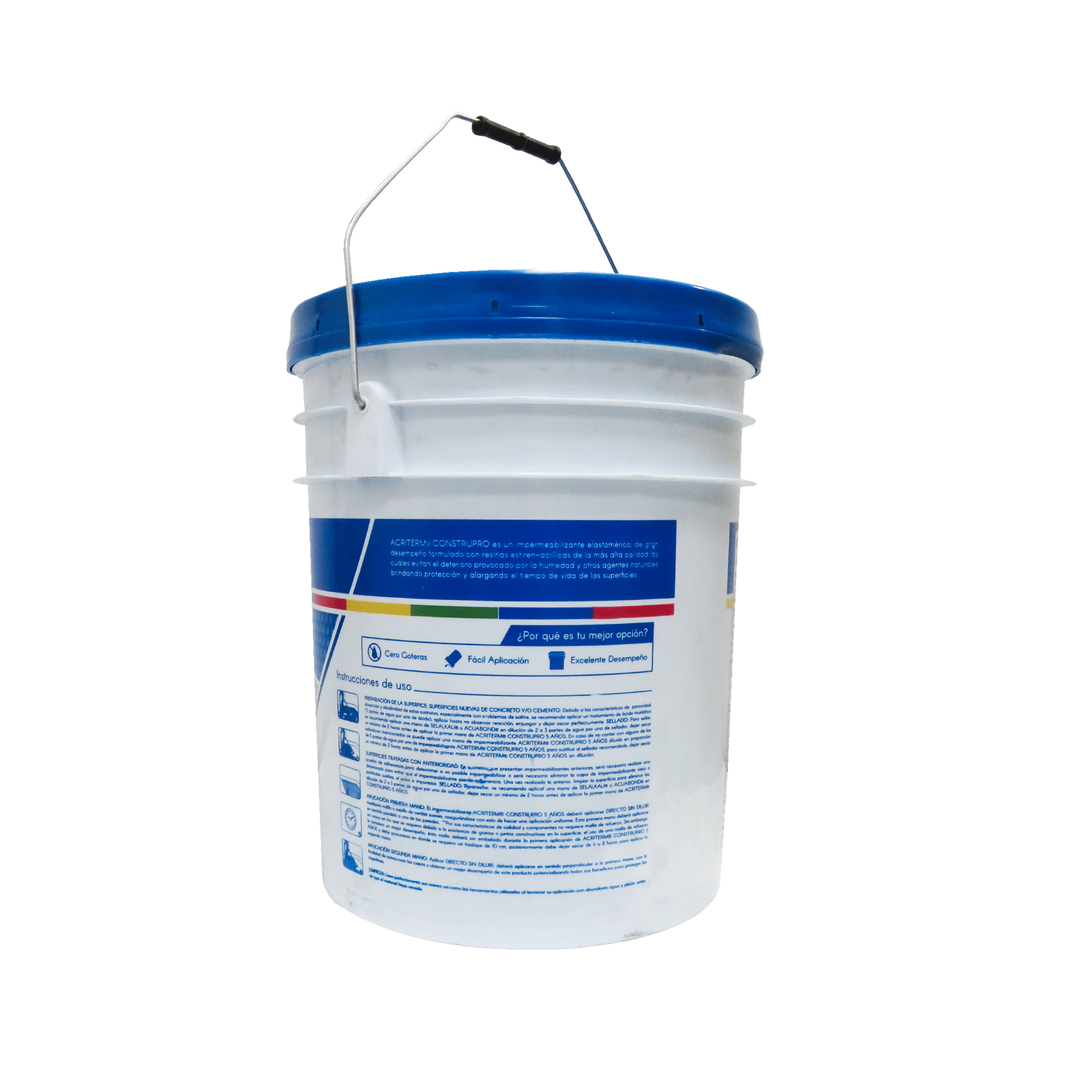 IMPERMEABILIZANTE ACUARIO CONSTRUPRO 5 AÑOS 19 LTS	