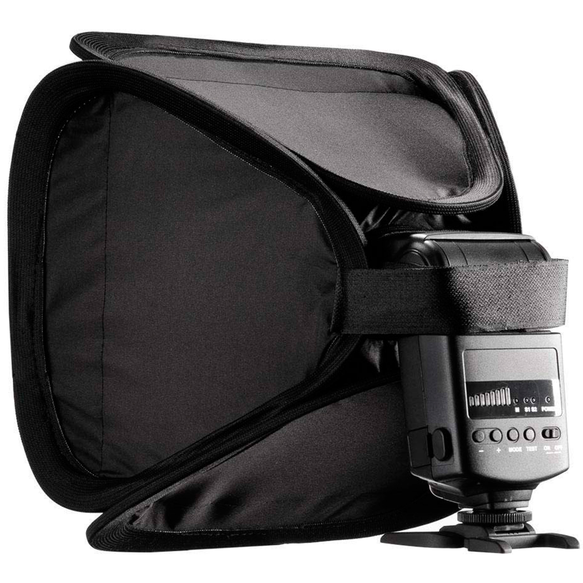 Softbox 23x23 Cm Para Flash De Zapata Fotografia De Estudio