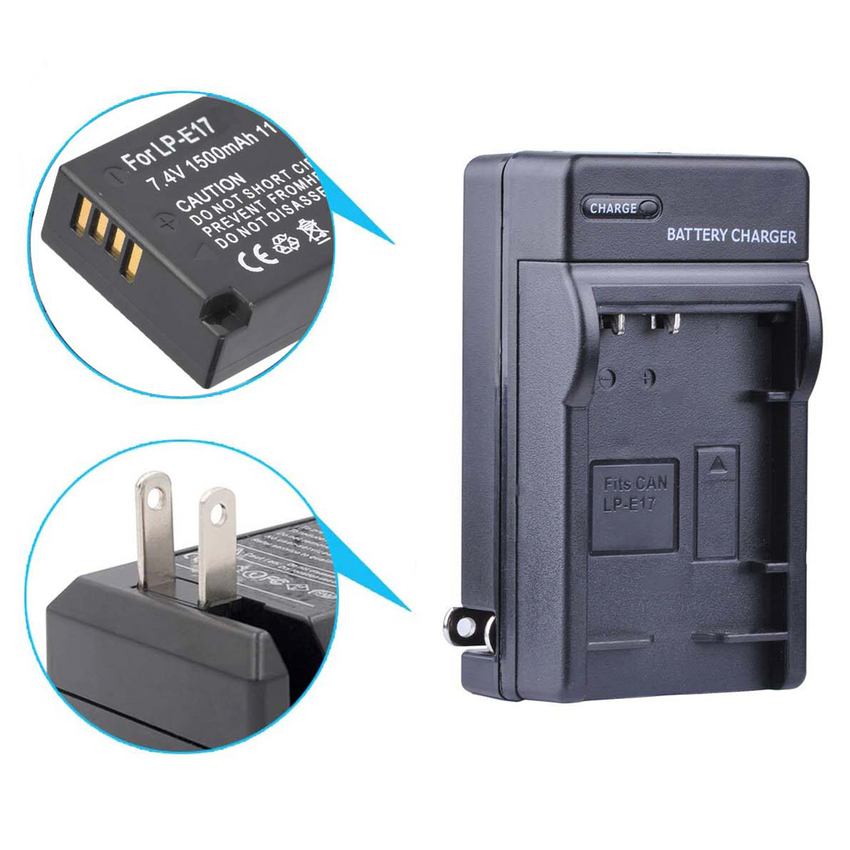 Cargador Lp-e17 Para Batería Canon Eos M3 M5 Rebel T6s