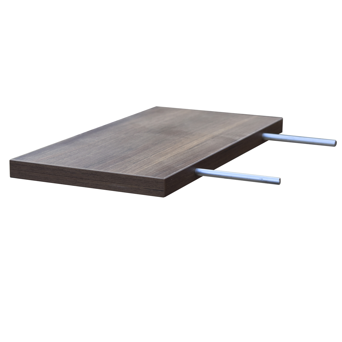 Set 3 Repisas Flotantes Hogare de Melamina Modernas 50 X 15 Color Parota
