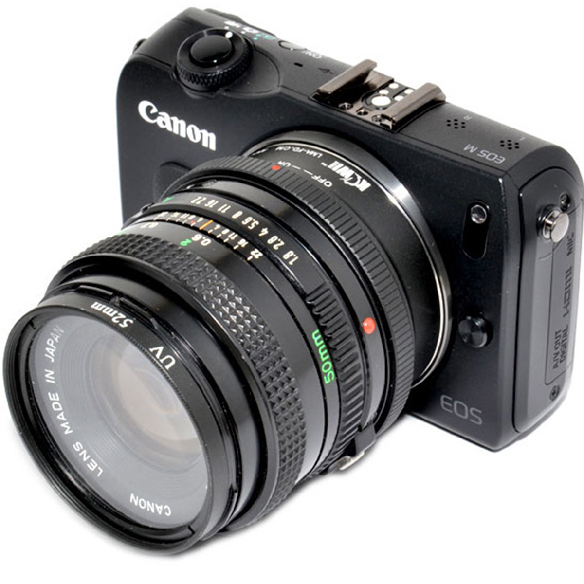 Adaptador Para Canon Fd A Canon Montura M Para M50 Lentes