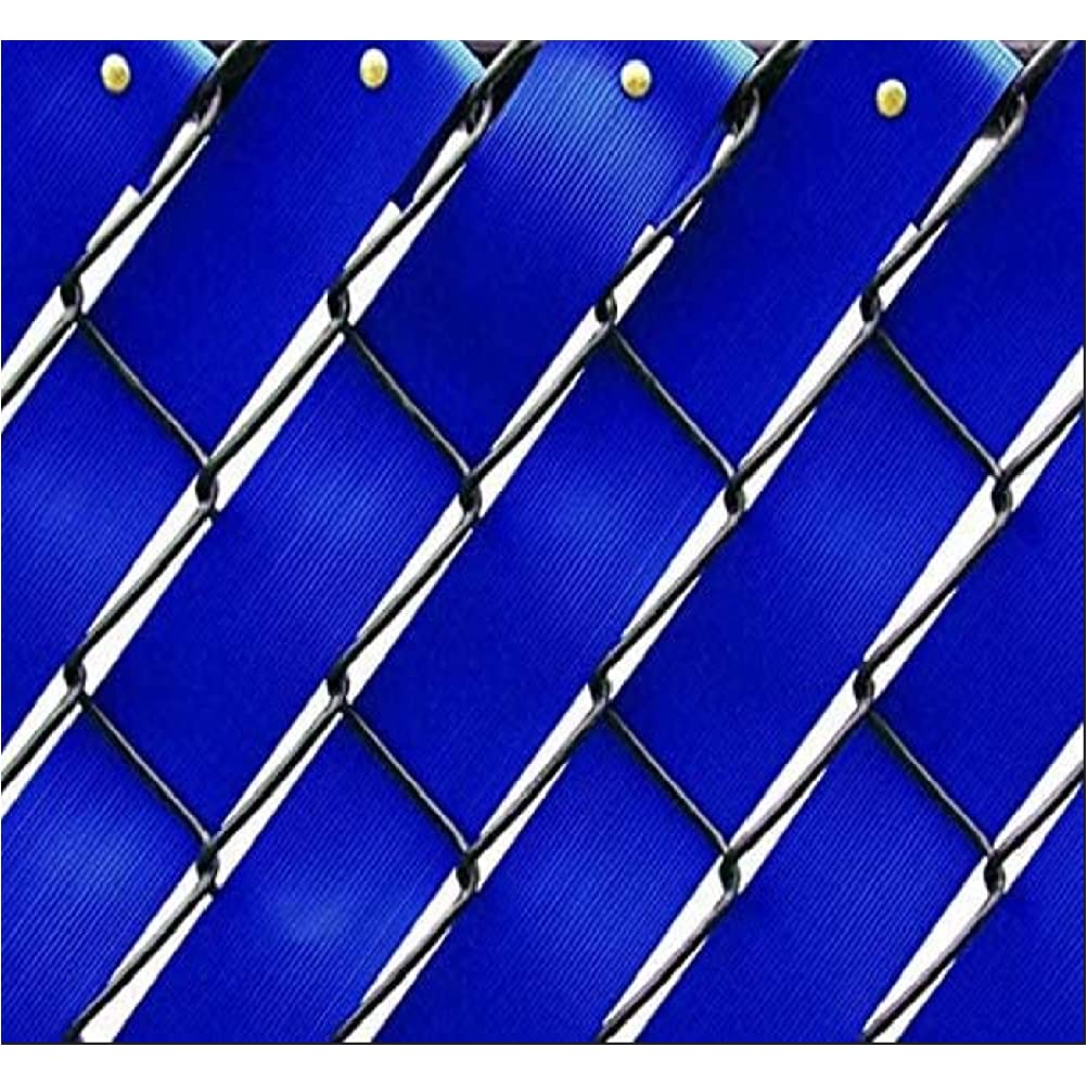 Cinta Rompe vientos para malla ciclonica con protección U.V. de plástico con resina 100 virgen Karlen para protección y privacidad para cercas rejas, Color Azul Claro, 3 Metros