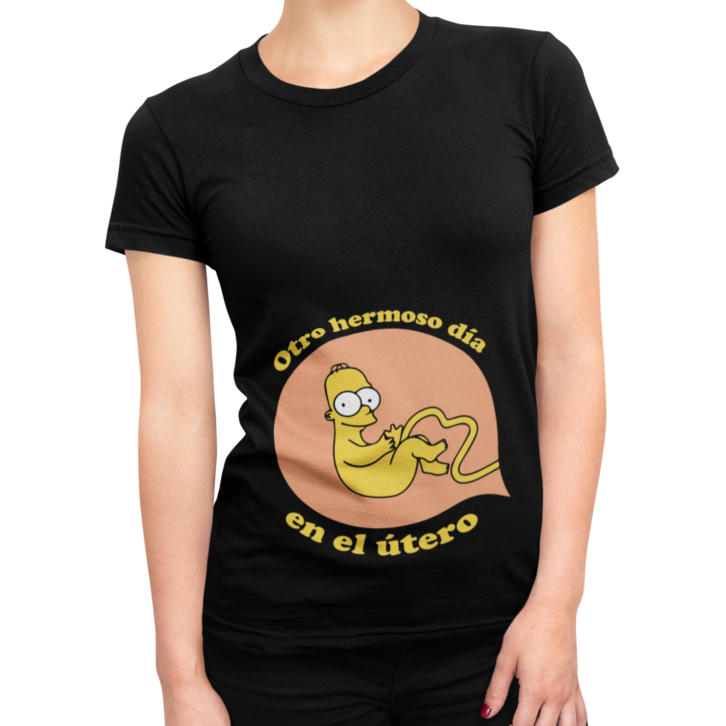 Playera Dama Divertida para Embarazo Embarazadas Mamá