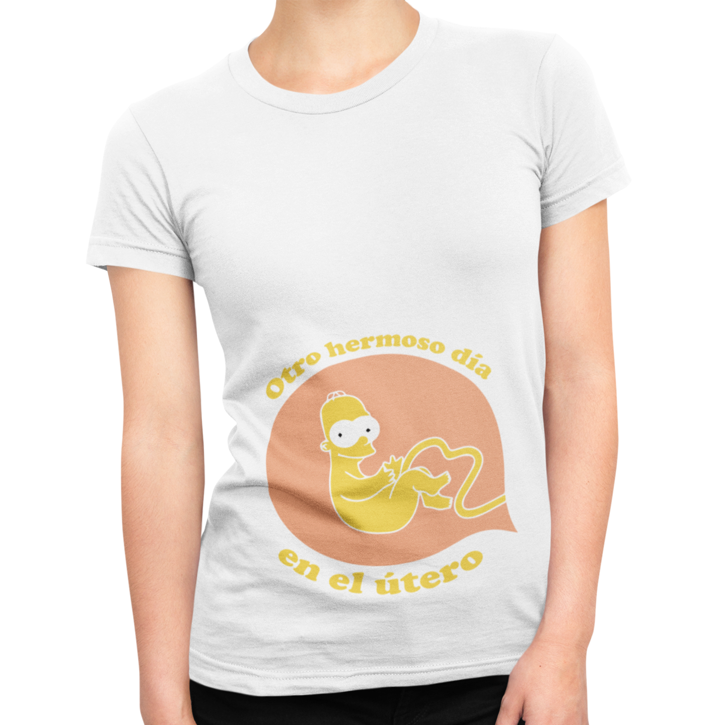 Playera Dama Divertida para Embarazo Embarazadas Mamá