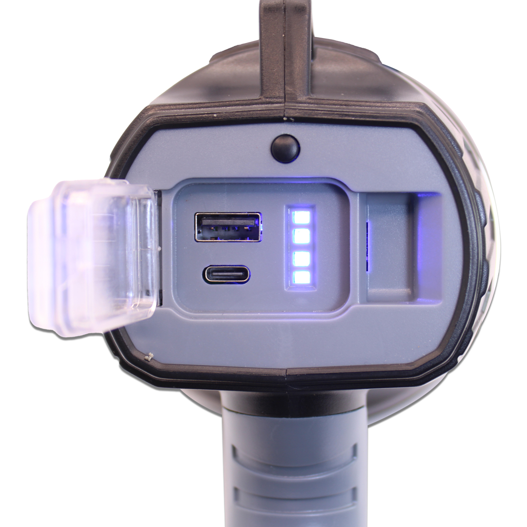 LAMPARA DE EMERGENCIA CON CARGADOR PARA DISPOSITIVOS EXTERNOS 