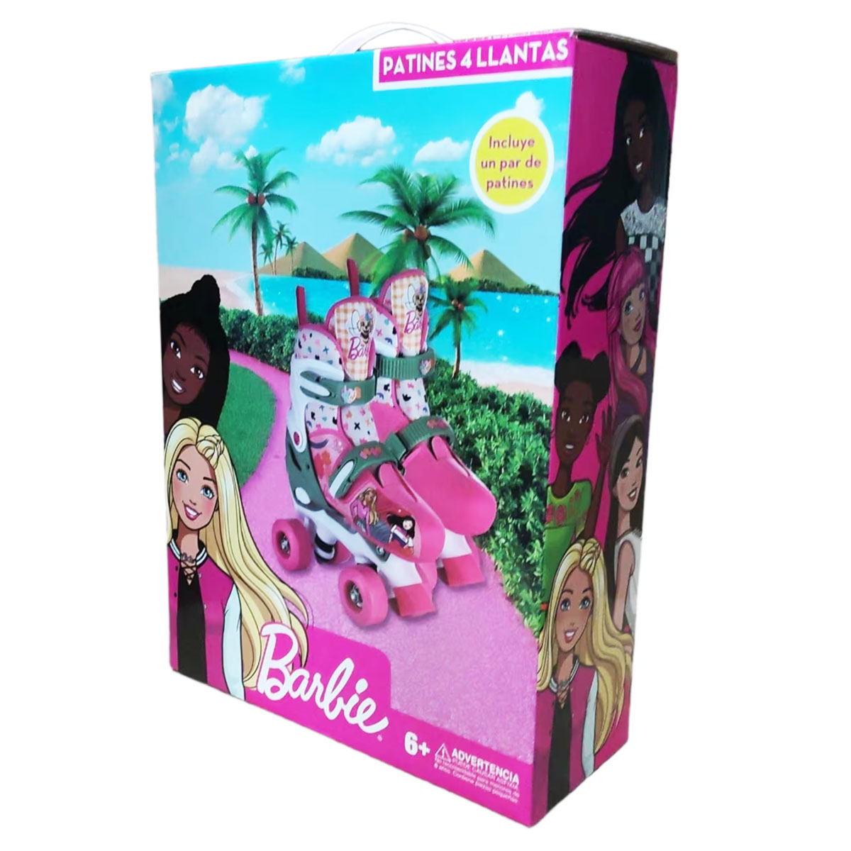 Patines para niños 4 Ruedas Barbie 19-21 cm