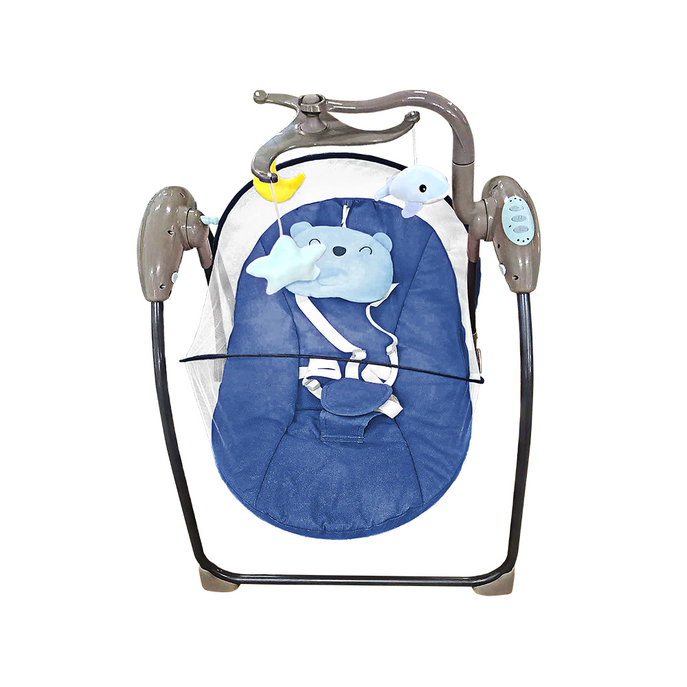 Baby Bouncer para bebés, silla mecedora eléctrica Bluetooth de 5  velocidades para recién nacidos, mecedora portátil para bebés con control  remoto