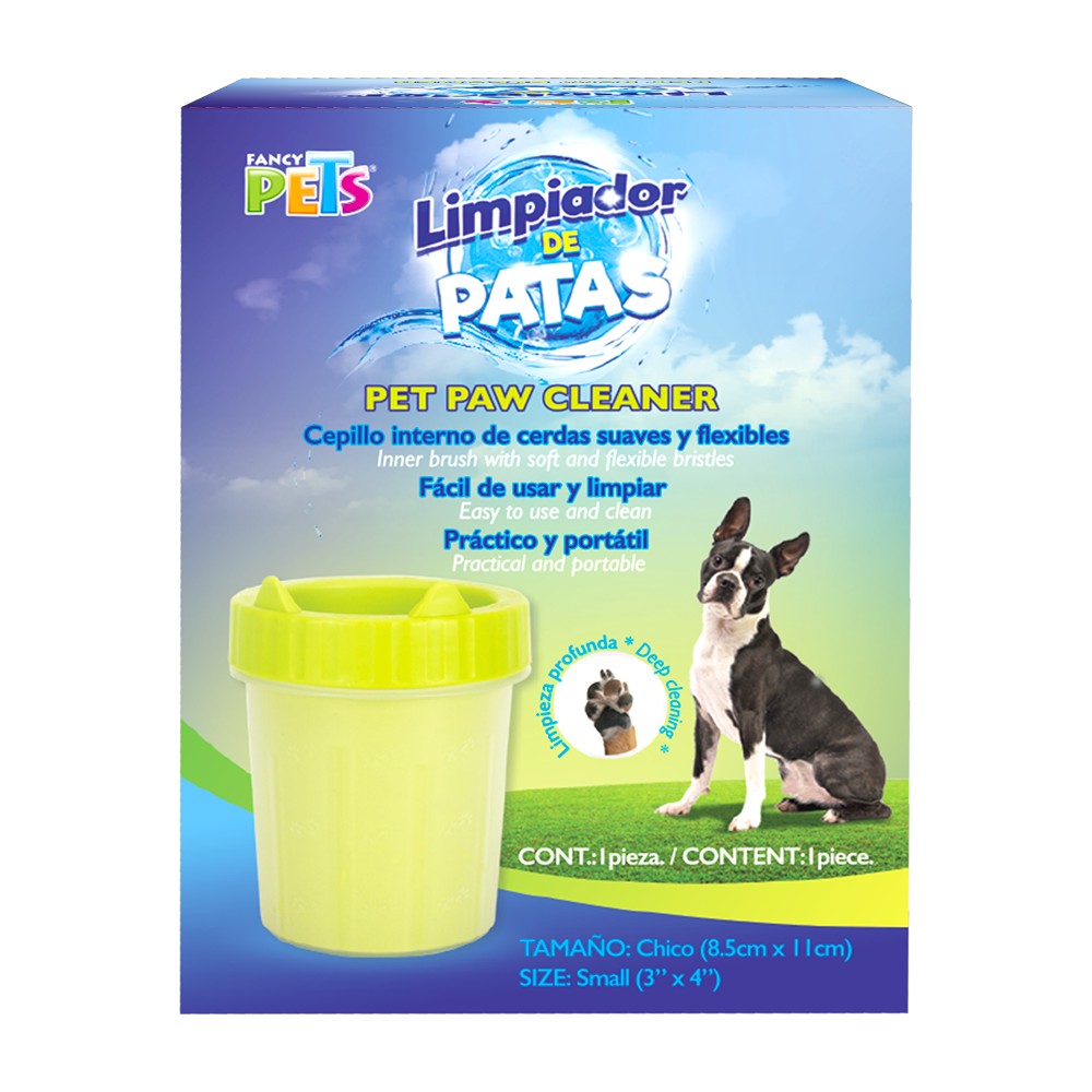 Limpiador de Patas para Perro Tamaño Chico Fancy Pets Cerdas Suaves Clean Paws