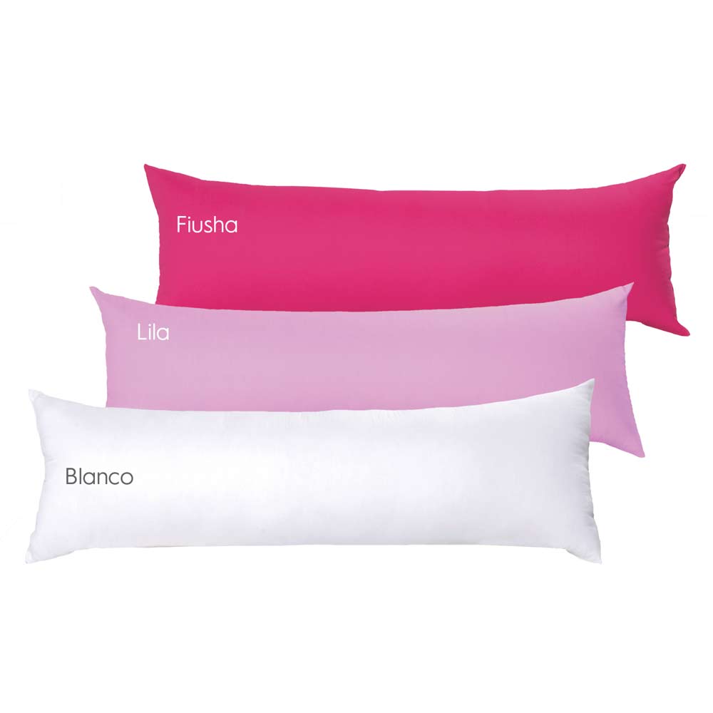 Body Microfibra Blanco con fundas Fiusha y Lila